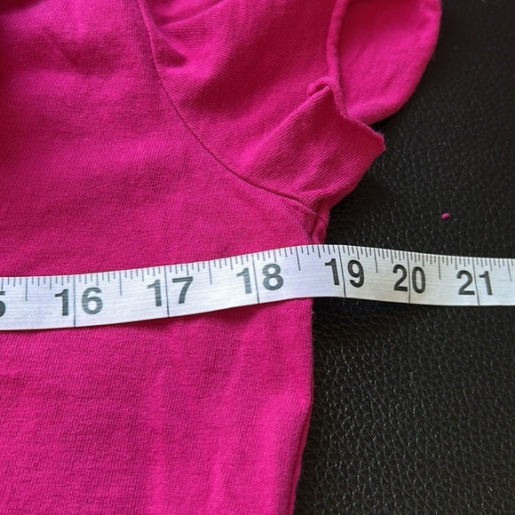 Frank and Eileen LAUREN Polo Dress HERITAGE JERSEY Peony Pink Coastal Sz M NEW - Picture 13 of 14